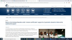 Nuova tecnologia basata sulla ‘visione artificiale’ supporta il paziente durante intervento cardiochirurgico
